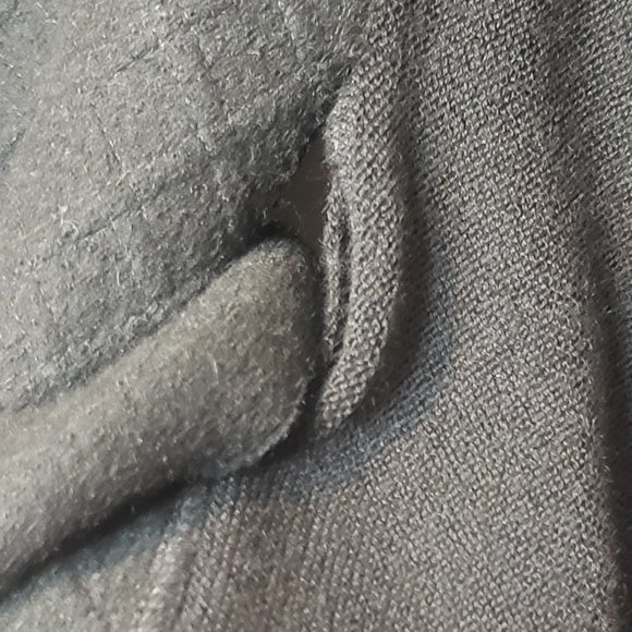 Beyond Threads Black Alpaca Wool Blend Cape - Picture 7 of 14